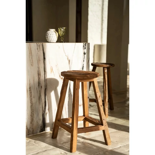The Shibori Bar Stool - Natural