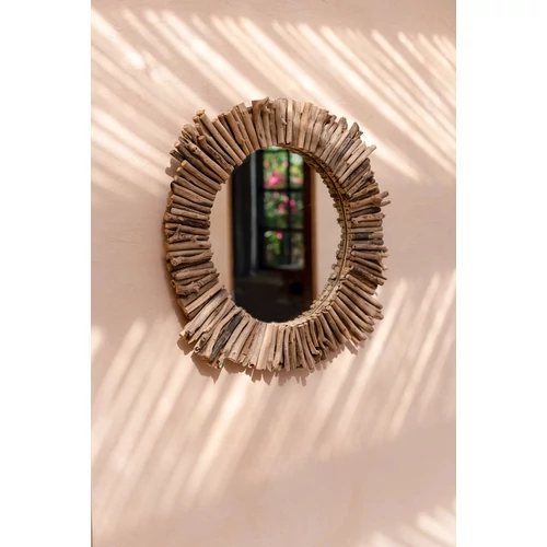 The Driftwood Halo Mirror - Natural - M