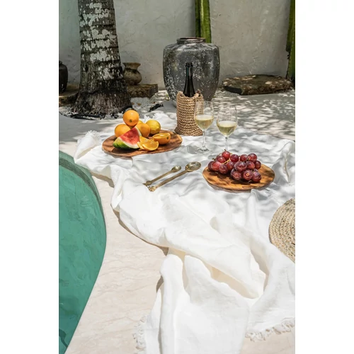 The Linen Tablecloth - White - 180x300