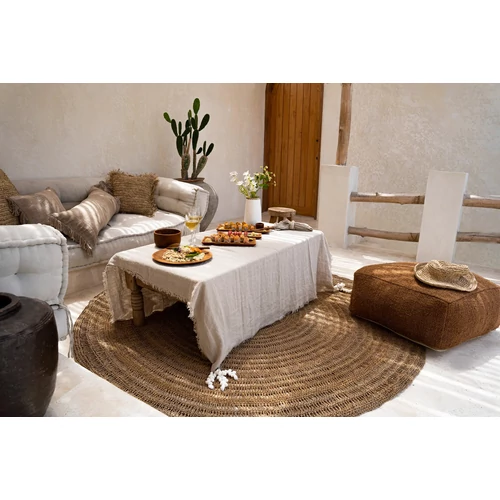 The Linen Tablecloth - Beige - 150x250
