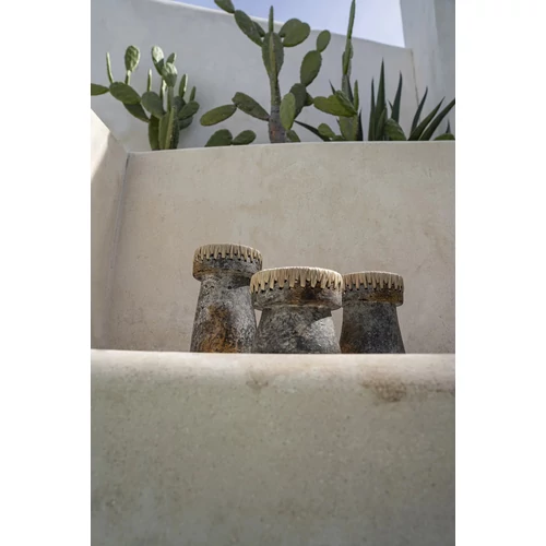 The Pretty Candle Holder - Antique Grey - M