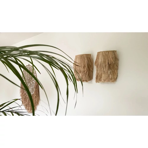 The Abaca Wall Applique - Natural - S