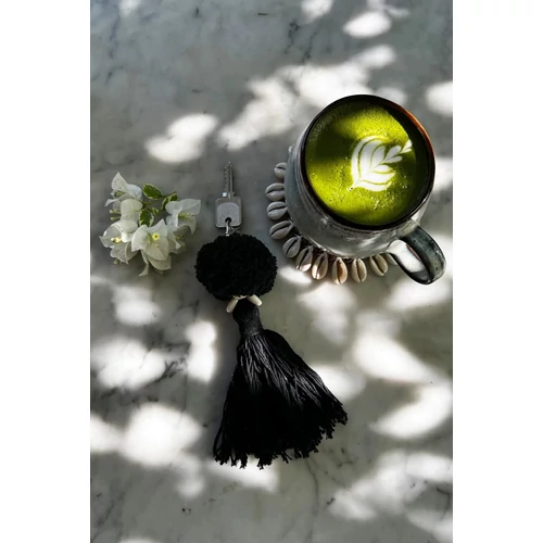 The Pompom Keychain - Black