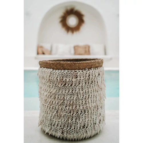 The Pandan Basket #2 - Natural White