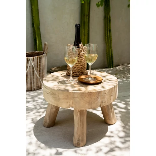 The Teak Root Round Plate - XS