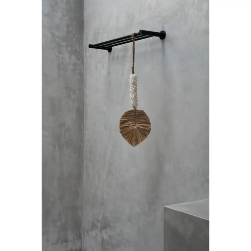 The Raffia Shell Tassel - White Natural