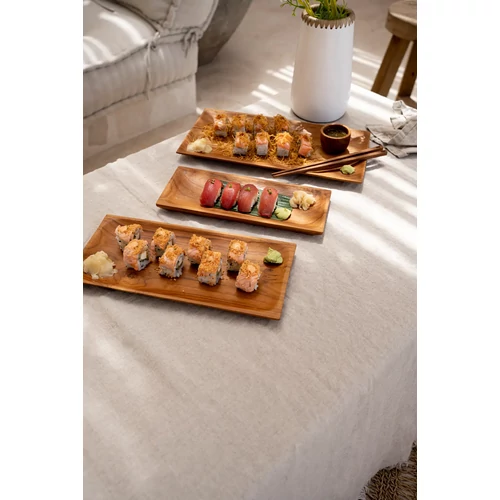 The Teak Root Sushi Plate - M