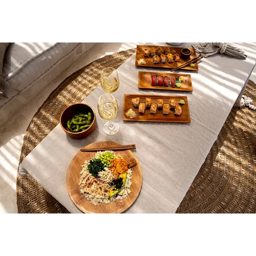 The Teak Root Sushi Plate - M