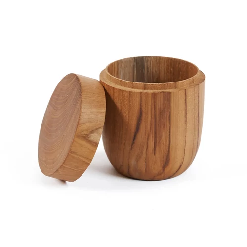 The Teak Root Jar Low - M