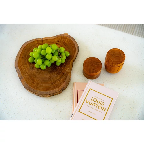 The Teak Root Jar Low - M