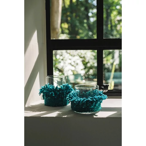The Oh My Gee Candle Holder - Aqua - M