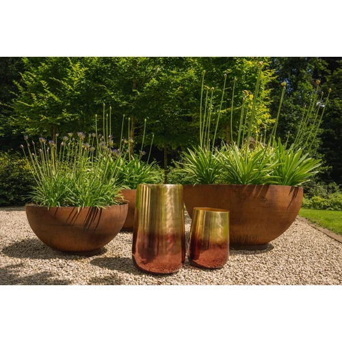 The Two Tone Brass Planter - Brass - XL