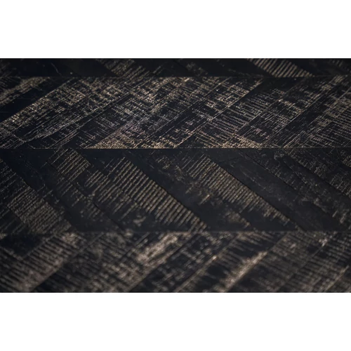 The Herringbone High Table - Black - 140cm