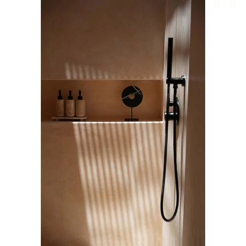 The Marble Disc on Stand - Black - M