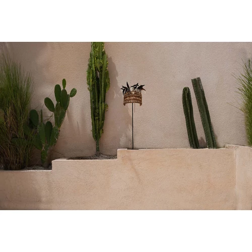 The Guinea Feather Hat on Stand - Natural Black