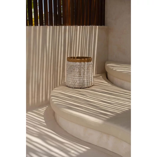 The Pandan Basket #2 - Natural White