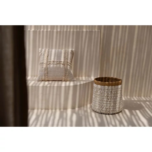 The Pandan Basket #2 - Natural White