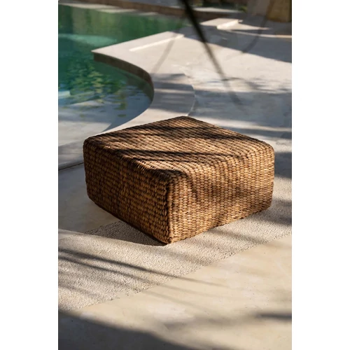 The Hyacinth Pouffe Square - Natural - M