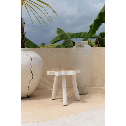 The Organic Side Table - Natural White