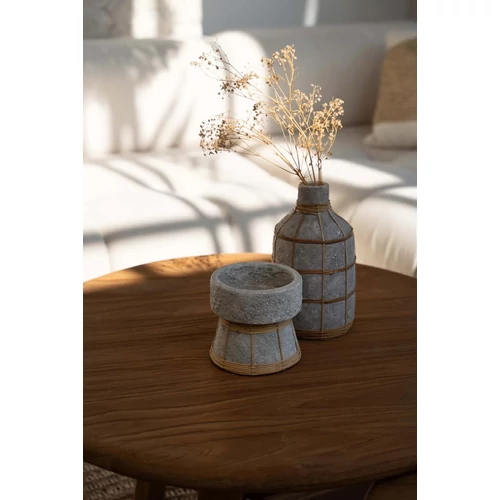 The Serene Candle Holder - Concrete Natural - S
