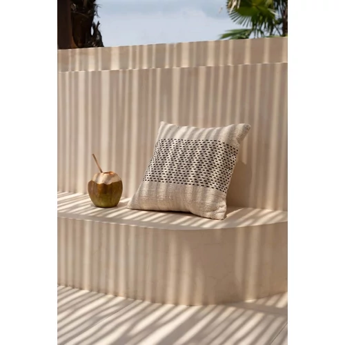 The Misty Cushion Cover - Natural Black