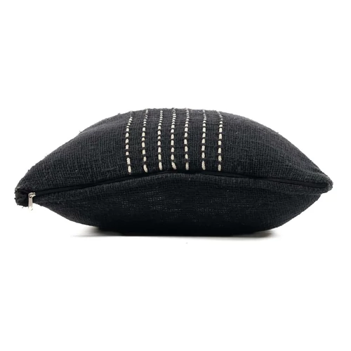 The Drizle Cushion Cover - Black White