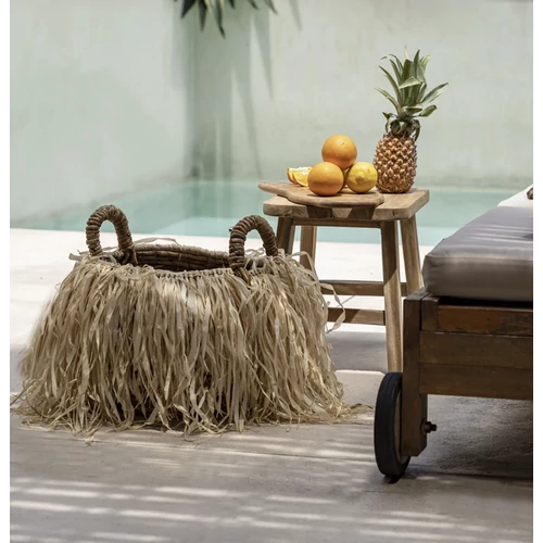 banánlevél-raffia-kosár