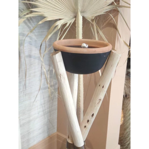 Coté Bougie Álló illatgyertya 120cm magas, fa - kerámia