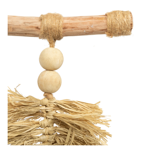 Raffia függönyelkötő