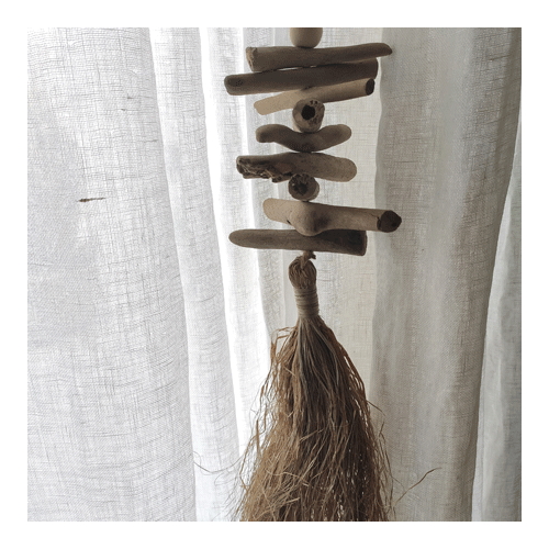 Raffia függönyelkötő