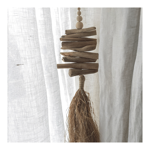 Raffia függönyelkötő