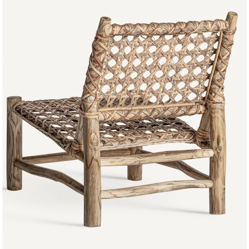 Kézműves rattan lounge szék