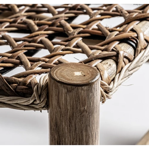Kézműves rattan lounge szék