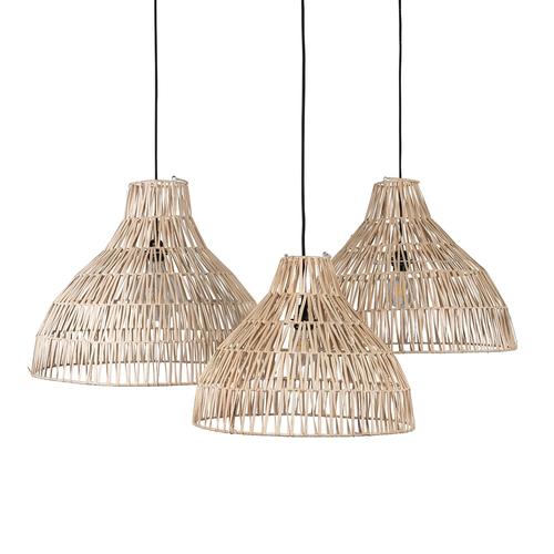 NATURALii Sombrero Rattan lámpabúra M méret
