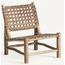 Kézműves rattan lounge szék